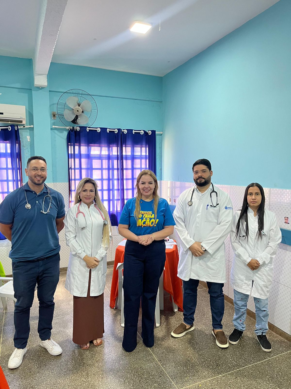 FAISSAL E PAULA EM AÇÃO Mais de 200 atendimentos são realizados durante ação social no bairro Novo Paraíso II