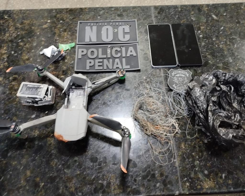 Polícia Penal apreende drone com celulares na penitenciária de Sinop