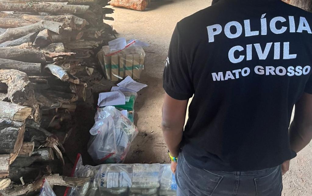 Polícia Civil realiza incineração de 54kg de drogas em Rosário Oeste