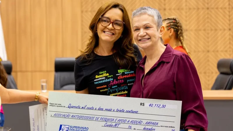 Doação do Judiciário fortalece trabalho da Ampara no fomento à adoção de crianças e adolescentes