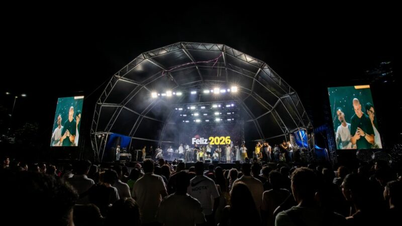 Réveillon da Família reúne público recorde e consagra virada histórica no Parque das Águas