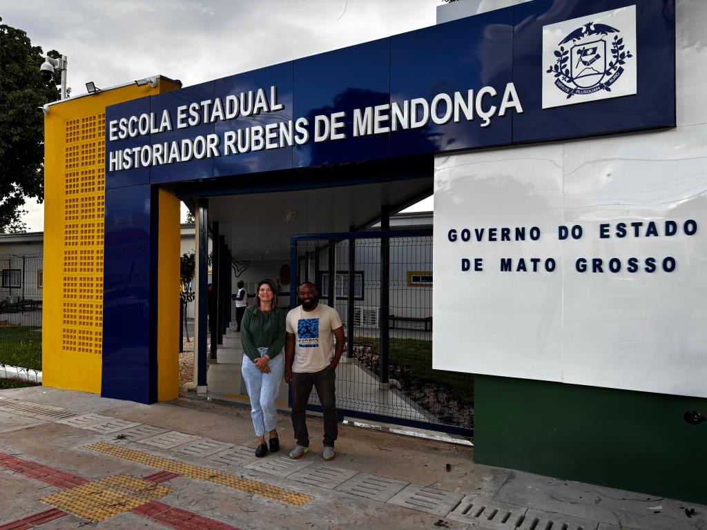 Investimentos do Governo de MT ampliam e modernizam escolas estaduais em Cuiabá