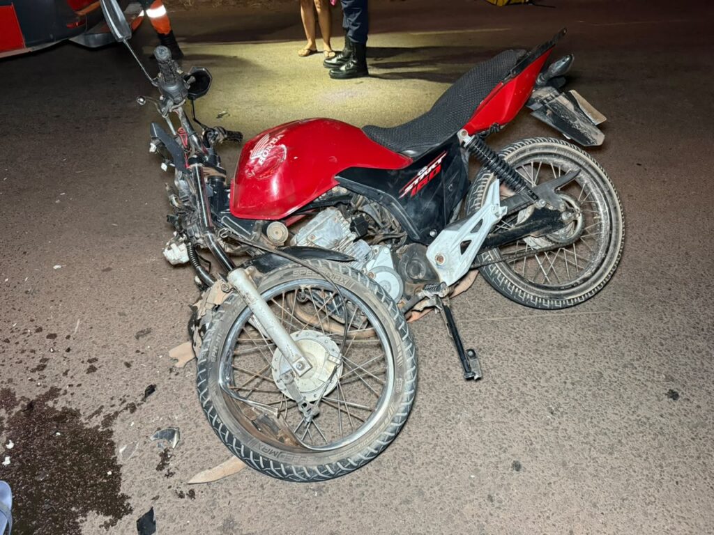Acidente na avenida Maringá deixa dois feridos em Sinop