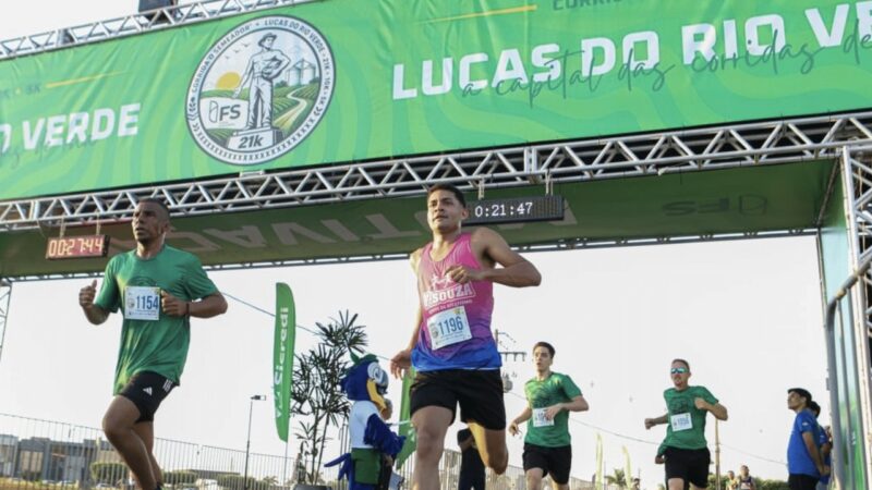 Corrida do Semeador leva atletas às ruas de Lucas do Rio Verde em provas de 5, 10 e 21 km