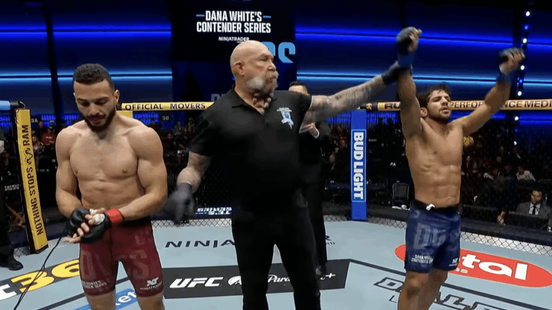 Erick Visconde, de Sinop, vence marroquino no Contender Series, mas não conquista contrato com o UFC