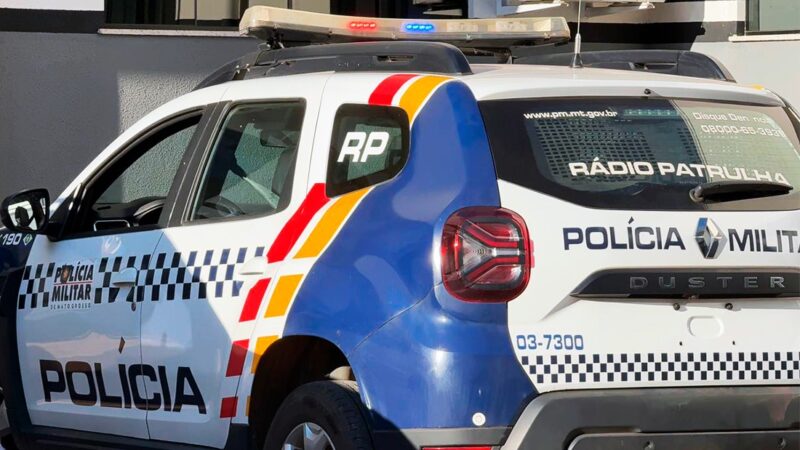 Motorista embriagado atinge homem sentado em praça de Nova Bandeirantes e é preso