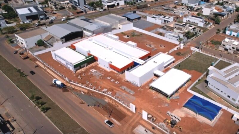 Centro de educação infantil para 300 crianças chega a 90% de execução em Nova Mutum
